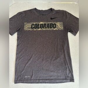 COPY - Nike Colorado Buffalos CU Dri-Fit Boy’s Large Shirt. Boulder, Colorado.